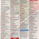 Calendar of events
